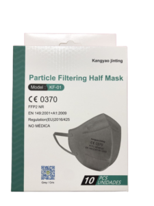 Máscaras Proteção FFP2 Cinzento 10uni