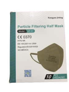 Máscaras Proteção FFP2 Dourado 10uni