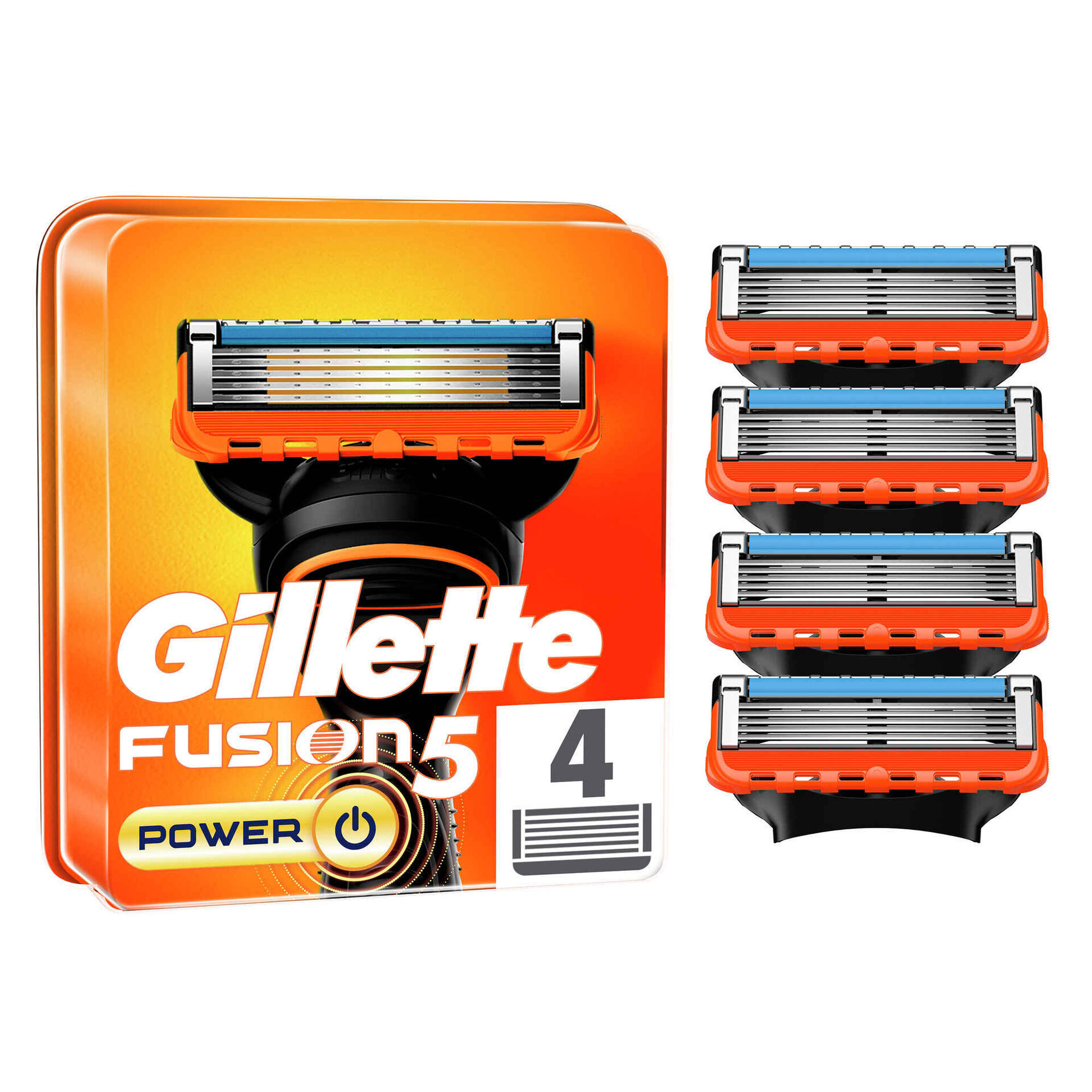 A1E02ED5-B1A2-4FD9-BDA0-4C652C262DA6 Gillette Fusion Recarga C/4 unidades - Image 1